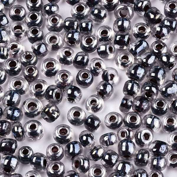 PandaHall 6/0 Glass Seed Beads, Transparent Inside Colours Luster, Round Hole, Round, Black, 6/0, 4~5x2.5~4.5mm, Hole: 1.2mm, about...
PandaHall 6/0 Glass Seed Beads, Transparent Inside Colours Luster, Round Hole, Round, Black, 6/0, 4~5x2.5~4.5mm, Hole: 1.2mm, about...