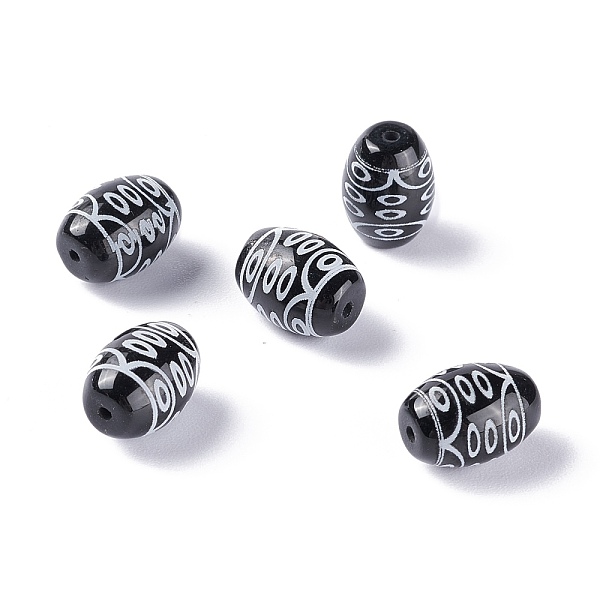 PandaHall Tibetan Style dZi Beads, Natural Agate Beads, Dyed & Heated, Oval, 15-Eye, 13.5x10mm, Hole: 1.2mm Tibetan Agate Oval
PandaHall Tibetan Style dZi Beads, Natural Agate Beads, Dyed & Heated, Oval, 15-Eye, 13.5x10mm, Hole: 1.2mm Tibetan Agate Oval