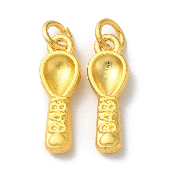 PandaHall Rack Plating Alloy Pendants, Cadmium Free & Lead Free, Spoon, Matte Gold Color, 20.5x7x3mm, Hole: 4mm Alloy Tableware
PandaHall Rack Plating Alloy Pendants, Cadmium Free & Lead Free, Spoon, Matte Gold Color, 20.5x7x3mm, Hole: 4mm Alloy Tableware