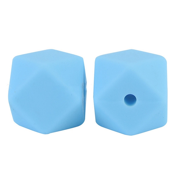 PandaHall Octagon Food Grade Silicone Beads, Chewing Beads For Teethers, DIY Nursing Necklaces Making, Light Sky Blue, 17mm Silicone Octagon
PandaHall Octagon Food Grade Silicone Beads, Chewing Beads For Teethers, DIY Nursing Necklaces Making, Light Sky Blue, 17mm Silicone Octagon