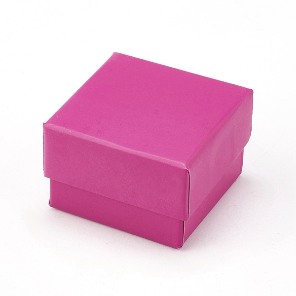 PandaHall Cardboard Jewelry Earring Boxes, with Black Sponge, for Jewelry Gift Packaging, Deep Pink, 5x5x3.4cm Paper Square
PandaHall Cardboard Jewelry Earring Boxes, with Black Sponge, for Jewelry Gift Packaging, Deep Pink, 5x5x3.4cm Paper Square