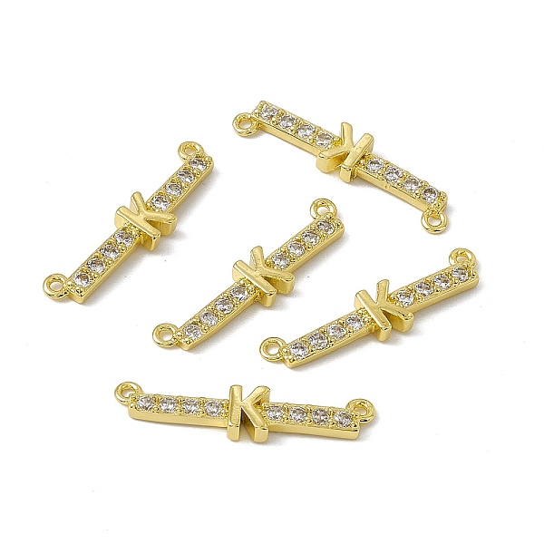 PandaHall Rack Plating Brass Micro Pave Clear Cubic Zirconia Connector Charms, Real 18K Gold Plated, Long-Lasting Plated, Cadmium Free &...
PandaHall Rack Plating Brass Micro Pave Clear Cubic Zirconia Connector Charms, Real 18K Gold Plated, Long-Lasting Plated, Cadmium Free &...