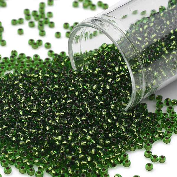 PandaHall TOHO Round Seed Beads, Japanese Seed Beads, (742) Copper Lined Peridot, 11/0, 2.2mm, Hole: 0.8mm, about 50000pcs/pound Glass Green
PandaHall TOHO Round Seed Beads, Japanese Seed Beads, (742) Copper Lined Peridot, 11/0, 2.2mm, Hole: 0.8mm, about 50000pcs/pound Glass Green