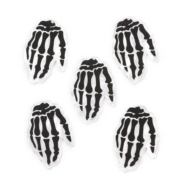 PandaHall Acrylic Pendants, for Halloween, Skeleton Hands, Black, 43x29x2mm, Hole: 1.5mm Acrylic Others Black
PandaHall Acrylic Pendants, for Halloween, Skeleton Hands, Black, 43x29x2mm, Hole: 1.5mm Acrylic Others Black