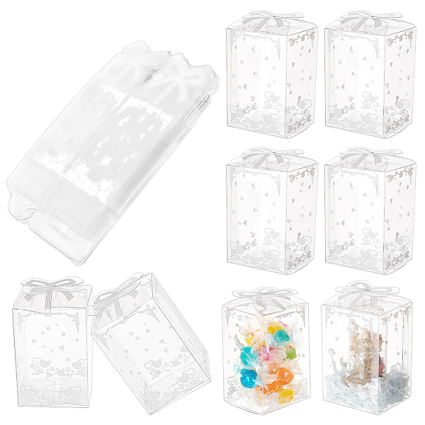 PandaHall 24 Pcs Clear Favor Boxes, 4.5x5x7.5cm(1.8x2x3 Inch) Transparent Candy Box Heart Print Favor Packaging Box for Wedding Birthday...
PandaHall 24 Pcs Clear Favor Boxes, 4.5x5x7.5cm(1.8x2x3 Inch) Transparent Candy Box Heart Print Favor Packaging Box for Wedding Birthday...