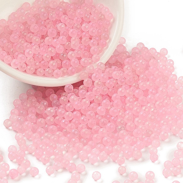 PandaHall Luminous Transparent Glass Seed Round Beads, No Hole/Undrilled, Grade A, Pink, 3~3.5mm, about 7500pcs/bag Glass Pink
PandaHall Luminous Transparent Glass Seed Round Beads, No Hole/Undrilled, Grade A, Pink, 3~3.5mm, about 7500pcs/bag Glass Pink