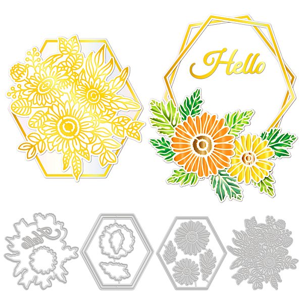 PandaHall GLOBLELAND 14 Pcs Daisies Frame Hot Foil Plate and Metal Cutting Dies Flower Gilding Plate and Die Cuts Embossing Stencils Set for...
PandaHall GLOBLELAND 14 Pcs Daisies Frame Hot Foil Plate and Metal Cutting Dies Flower Gilding Plate and Die Cuts Embossing Stencils Set for...