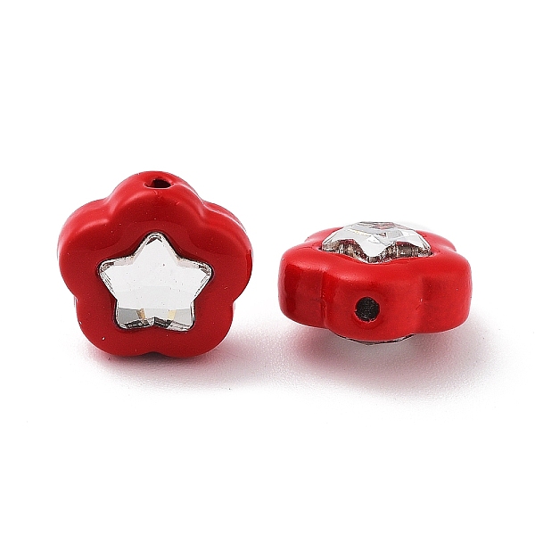 PandaHall Spray Painted Alloy Bead, with Glass, Flower, Crimson, 10.5x11x6.5mm, Hole: 1.2mm Alloy+Glass Flower Pink
PandaHall Spray Painted Alloy Bead, with Glass, Flower, Crimson, 10.5x11x6.5mm, Hole: 1.2mm Alloy+Glass Flower Pink