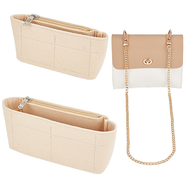 PandaHall GOMAKERER 2 Pcs 2 Sizes Bag Inserts and 2 Pcs Handbags Handle Chains, Felt Bag Organizer Insert Iron Chain Bag Straps Purse Chains..., Orange
PandaHall GOMAKERER 2 Pcs 2 Sizes Bag Inserts and 2 Pcs Handbags Handle Chains, Felt Bag Organizer Insert Iron Chain Bag Straps Purse Chains..., Orange