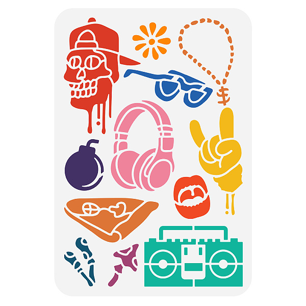 PandaHall Plastic Drawing Painting Stencils Templates, for Painting on Scrapbook Fabric Tiles Floor Furniture Wood, Rectangle, Radio Pattern...
PandaHall Plastic Drawing Painting Stencils Templates, for Painting on Scrapbook Fabric Tiles Floor Furniture Wood, Rectangle, Radio Pattern...