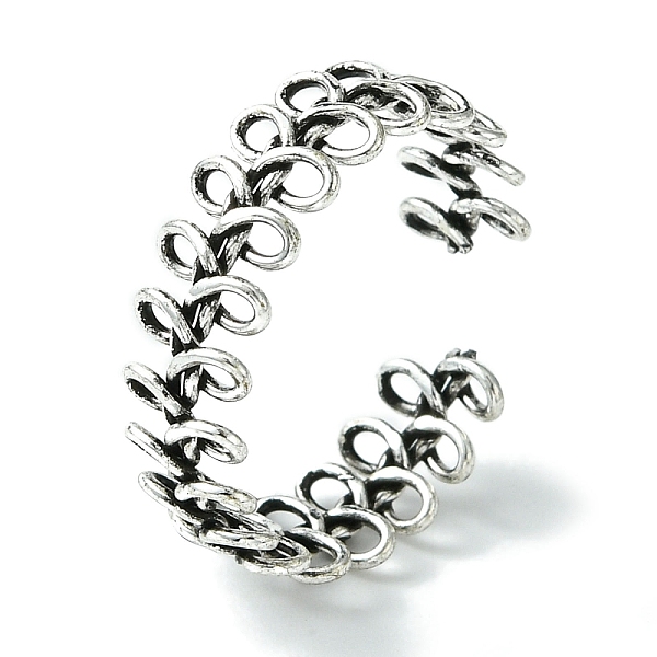 PandaHall Infinity Alloy Open Cuff Rings, Lead Free & Cadmium Free, Antique Silver, 7mm, Inner Diameter: Adjustable Alloy Infinity
PandaHall Infinity Alloy Open Cuff Rings, Lead Free & Cadmium Free, Antique Silver, 7mm, Inner Diameter: Adjustable Alloy Infinity