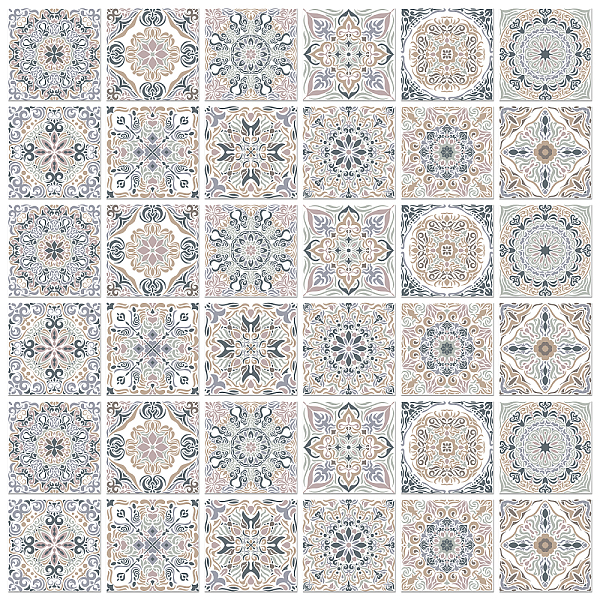 PandaHall Waterproof PVC Tile Stickers, for Kitchen Bathroom Waterprrof Wall Tiles, Square with Flower Pattern, White, 100x100mm, 12 style...
PandaHall Waterproof PVC Tile Stickers, for Kitchen Bathroom Waterprrof Wall Tiles, Square with Flower Pattern, White, 100x100mm, 12 style...
