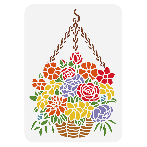 PandaHall PET Hollow Out Drawing Painting Stencils, for DIY Scrapbook, Photo Album, Flower Pattern, 210x297mm Plastic Flower
PandaHall PET Hollow Out Drawing Painting Stencils, for DIY Scrapbook, Photo Album, Flower Pattern, 210x297mm Plastic Flower