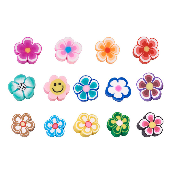PandaHall Handmade Polymer Clay Cabochons, Flower, Mixed Color, 8~12x8~12x4mm, 200pcs/set Polymer Clay Flower Multicolor
PandaHall Handmade Polymer Clay Cabochons, Flower, Mixed Color, 8~12x8~12x4mm, 200pcs/set Polymer Clay Flower Multicolor