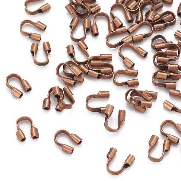 PandaHall Brass Wire Guardian and Protectors, Red Copper Color, about 4mm wide, 5mm long, 1mm thick, hole: 0.5mm Brass
PandaHall Brass Wire Guardian and Protectors, Red Copper Color, about 4mm wide, 5mm long, 1mm thick, hole: 0.5mm Brass