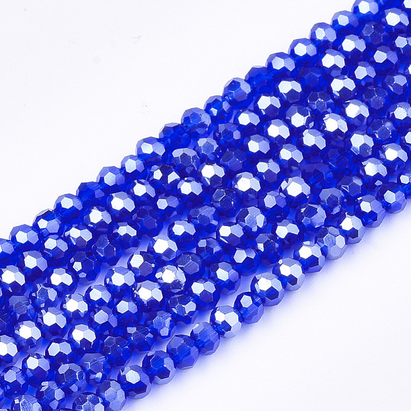 PandaHall Electroplate Glass Beads Strands, Pearl Luster Plated, Faceted, Rondelle, Medium Blue, 2.5~3x2~2.5mm, Hole: 0.6mm, about...
PandaHall Electroplate Glass Beads Strands, Pearl Luster Plated, Faceted, Rondelle, Medium Blue, 2.5~3x2~2.5mm, Hole: 0.6mm, about...
