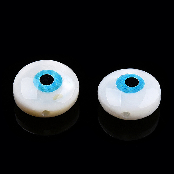 PandaHall Evil Eye Natural Freshwater Shell Beads, 10~11x4~5mm, Hole: 1mm Freshwater Shell Evil Eye
PandaHall Evil Eye Natural Freshwater Shell Beads, 10~11x4~5mm, Hole: 1mm Freshwater Shell Evil Eye