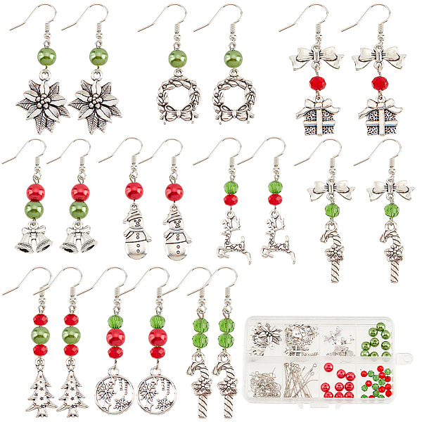 PandaHall SUNNYCLUE Christmas Theme DIY Earring Making Kit, Including Glass Pearl Beads, Brass Earring Hooks, Wreath & Bell & Candy Cane &...
PandaHall SUNNYCLUE Christmas Theme DIY Earring Making Kit, Including Glass Pearl Beads, Brass Earring Hooks, Wreath & Bell & Candy Cane &...