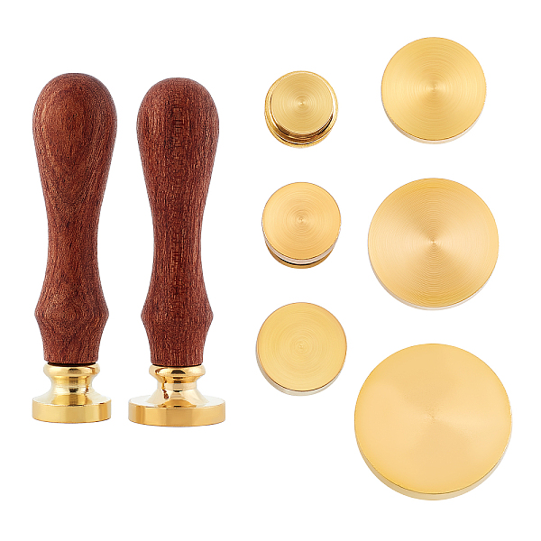 PandaHall CRASPIRE Wax Seal Stamp Set 6pcs Blank Wax Seal Stamp Heads Vintage Sealing Wax Stamp with 2pcs Wooden Handles Round Solid Brass..., Multicolor
PandaHall CRASPIRE Wax Seal Stamp Set 6pcs Blank Wax Seal Stamp Heads Vintage Sealing Wax Stamp with 2pcs Wooden Handles Round Solid Brass..., Multicolor