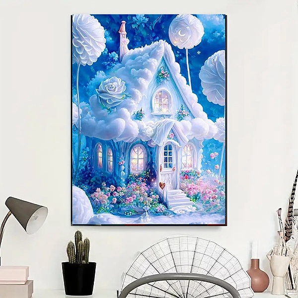 PandaHall DIY House Theme Diamond Painting Kit, Including Resin Rhinestones, Diamond Sticky Pen, Tray Plate, Glue Clay, Sky Blue...
PandaHall DIY House Theme Diamond Painting Kit, Including Resin Rhinestones, Diamond Sticky Pen, Tray Plate, Glue Clay, Sky Blue...