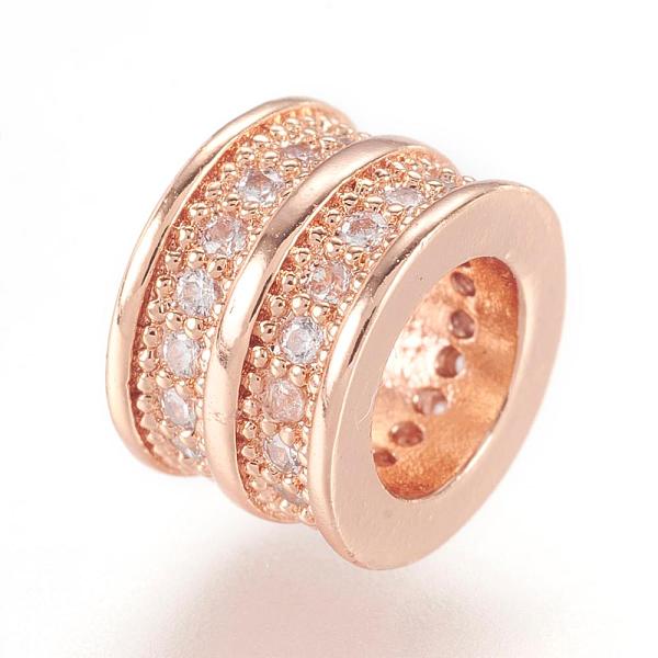 PandaHall Brass Micro Pave Cubic Zirconia European Beads, Large Hole Beads, Real Rose Gold Plated, Column, Rose Gold, 8x6mm, Hole: 5mm...
PandaHall Brass Micro Pave Cubic Zirconia European Beads, Large Hole Beads, Real Rose Gold Plated, Column, Rose Gold, 8x6mm, Hole: 5mm...