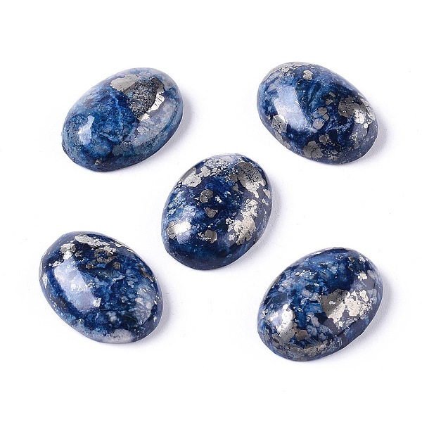 PandaHall Synthetic Gemstone Cabochons, Dyed, Oval, Marine Blue, 25x18x7~7.5mm Synthetic Gemstone Oval Blue
PandaHall Synthetic Gemstone Cabochons, Dyed, Oval, Marine Blue, 25x18x7~7.5mm Synthetic Gemstone Oval Blue