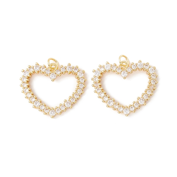 PandaHall Rack Plating Brass Micro Pave Clear Cubic Zirconia Pendants, with Jump Rings, Long-Lasting Plated, Cadmium Free & Lead Free, Heart...
PandaHall Rack Plating Brass Micro Pave Clear Cubic Zirconia Pendants, with Jump Rings, Long-Lasting Plated, Cadmium Free & Lead Free, Heart...