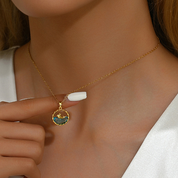 PandaHall Brass Dreamy Dolphin Pendant Necklace, Valentine's Day Elegant Gift for Women, Golden Brass Dolphin
PandaHall Brass Dreamy Dolphin Pendant Necklace, Valentine's Day Elegant Gift for Women, Golden Brass Dolphin