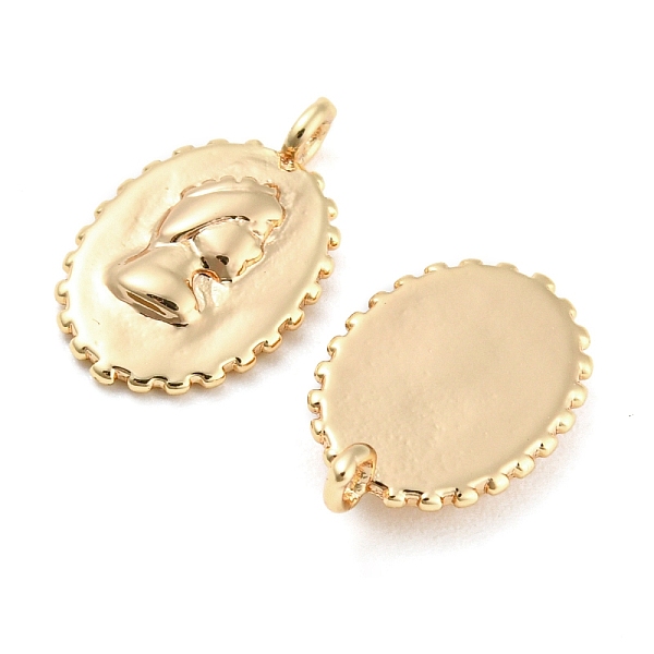 PandaHall Brass Charms, Oval with Human Charm, Real 18K Gold Plated, 14x8.5x3mm, Hole: 1mm Brass Oval
PandaHall Brass Charms, Oval with Human Charm, Real 18K Gold Plated, 14x8.5x3mm, Hole: 1mm Brass Oval