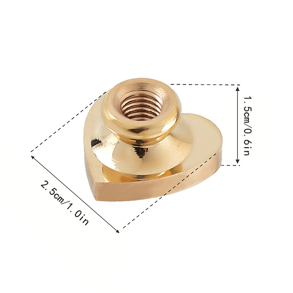 PandaHall DIY Scrapbook, Brass Wax Seal Stamp, Heart, Wood Grain Pattern, 2.5cm Brass
PandaHall DIY Scrapbook, Brass Wax Seal Stamp, Heart, Wood Grain Pattern, 2.5cm Brass