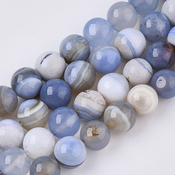 PandaHall Natural Striped Agate/Banded Agate Beads Strands, Round, 10mm, Hole: 1mm, about 38~39pcs/Strand, 15.16 inch(38.5 cm) Banded Agate...
PandaHall Natural Striped Agate/Banded Agate Beads Strands, Round, 10mm, Hole: 1mm, about 38~39pcs/Strand, 15.16 inch(38.5 cm) Banded Agate...