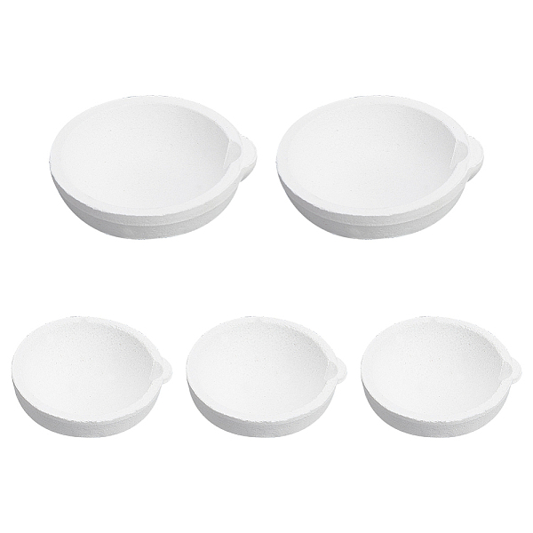 PandaHall CHGCRAFT 5Pcs 2 Style Ceramic Crucible Bowl Quartz Melting Dishes Pot High Temperature Resistant Ceramic Crucibles for Melting..., White
PandaHall CHGCRAFT 5Pcs 2 Style Ceramic Crucible Bowl Quartz Melting Dishes Pot High Temperature Resistant Ceramic Crucibles for Melting..., White