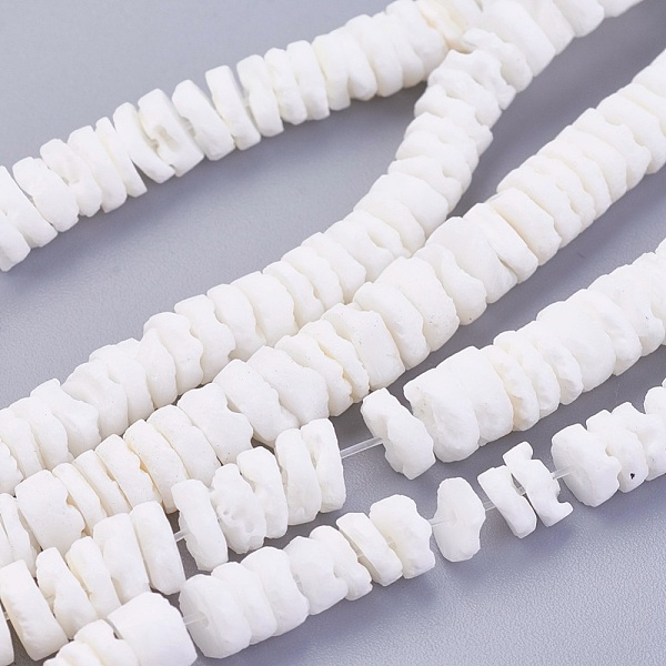 PandaHall Natural White Shell Beads Strands, Disc/Flat Round, Heishi Beads, 5.5~7.5x1.4~4mm, Hole: 1mm, about 275pcs/strand, 23.81 inch...
PandaHall Natural White Shell Beads Strands, Disc/Flat Round, Heishi Beads, 5.5~7.5x1.4~4mm, Hole: 1mm, about 275pcs/strand, 23.81 inch...
