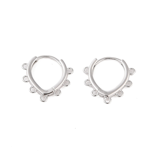 PandaHall 925 Sterling Silver Hoop Earrings Findings, Real Platinum Plated, 17x17x2mm, Hole: 1.2mm, Pin: 0.8x1mm Sterling Silver
PandaHall 925 Sterling Silver Hoop Earrings Findings, Real Platinum Plated, 17x17x2mm, Hole: 1.2mm, Pin: 0.8x1mm Sterling Silver