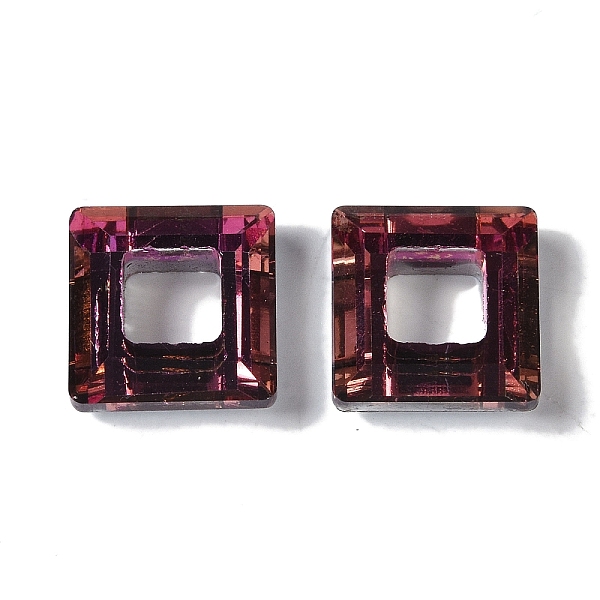 PandaHall Transparent Electroplate Glass Pendant, Half Rainbow Plated, Faceted, Square, Medium Violet Red, 14x14x5mm, Hole: 6.8mm Glass...
PandaHall Transparent Electroplate Glass Pendant, Half Rainbow Plated, Faceted, Square, Medium Violet Red, 14x14x5mm, Hole: 6.8mm Glass...