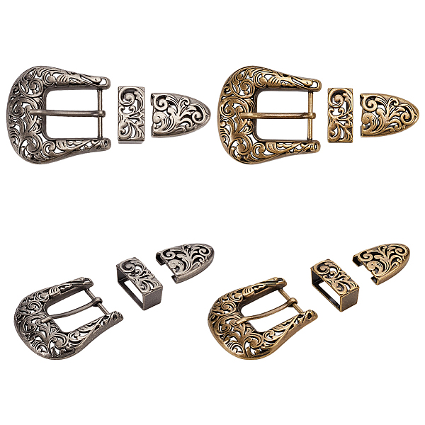 PandaHall 4 Sets 2 Colors Belt Alloy Buckle Sets, include Roller Buckle, Rectangle Silder Charm, Triangle Zipper Stopper, Mixed Color...
PandaHall 4 Sets 2 Colors Belt Alloy Buckle Sets, include Roller Buckle, Rectangle Silder Charm, Triangle Zipper Stopper, Mixed Color...