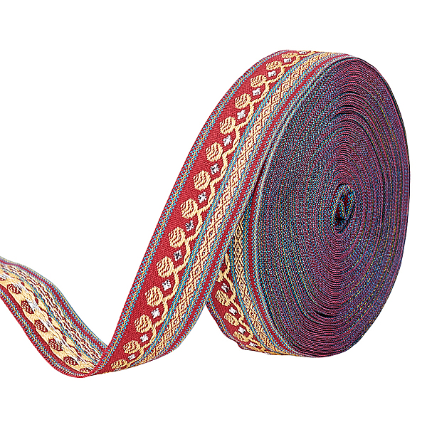 PandaHall FINGERINSPIRE 12.5 Yards Polyester Ribbon, Jacquard Ribbon, Tyrolean Ribbon, Floral Pattern, Dark Red, 20x0.5mm Polyester
PandaHall FINGERINSPIRE 12.5 Yards Polyester Ribbon, Jacquard Ribbon, Tyrolean Ribbon, Floral Pattern, Dark Red, 20x0.5mm Polyester