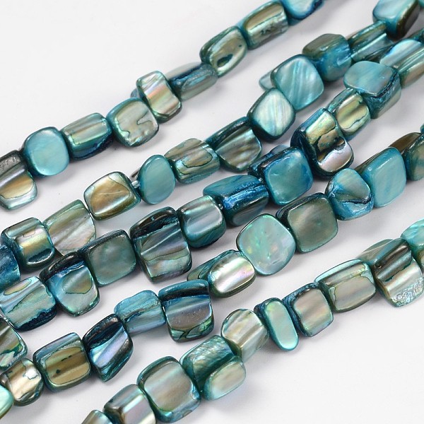 PandaHall Shell Beads Strands, Dyed, Cyan, about 8~17.5mm long, 5~8mm wide, 5mm thick, hole: 1mm, 16 inch/strand, 40pcs/strand Freshwater...
PandaHall Shell Beads Strands, Dyed, Cyan, about 8~17.5mm long, 5~8mm wide, 5mm thick, hole: 1mm, 16 inch/strand, 40pcs/strand Freshwater...