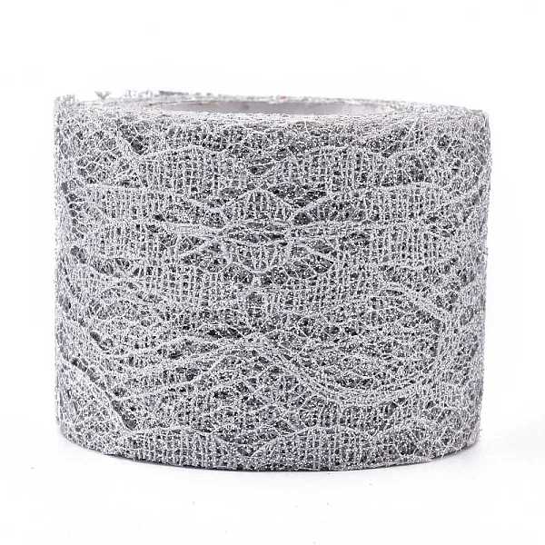 PandaHall Sparkle Lace Fabric Ribbons, with Glitter Powder, for Wedding Party Decoration, Skirts Decoration Making, Gray, 2 inch(5cm), 10...
PandaHall Sparkle Lace Fabric Ribbons, with Glitter Powder, for Wedding Party Decoration, Skirts Decoration Making, Gray, 2 inch(5cm), 10...
