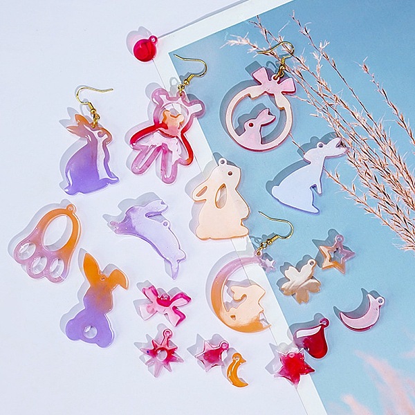 PandaHall Rabbit Earrings Pendants DIY Silicone Mold, Resin Casting Molds, for UV Resin, Epoxy Resin Craft Making, Rabbit, 122x134x4.5mm...
PandaHall Rabbit Earrings Pendants DIY Silicone Mold, Resin Casting Molds, for UV Resin, Epoxy Resin Craft Making, Rabbit, 122x134x4.5mm...