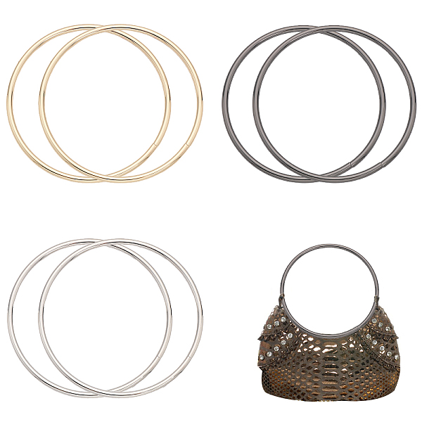 PandaHall CHGCRAFT 6Pcs Round Metal Purse Handles Replacement Handles Bag Handle Hardware for DIY Bag Purse Handbags Totes Clutch Making...
PandaHall CHGCRAFT 6Pcs Round Metal Purse Handles Replacement Handles Bag Handle Hardware for DIY Bag Purse Handbags Totes Clutch Making...