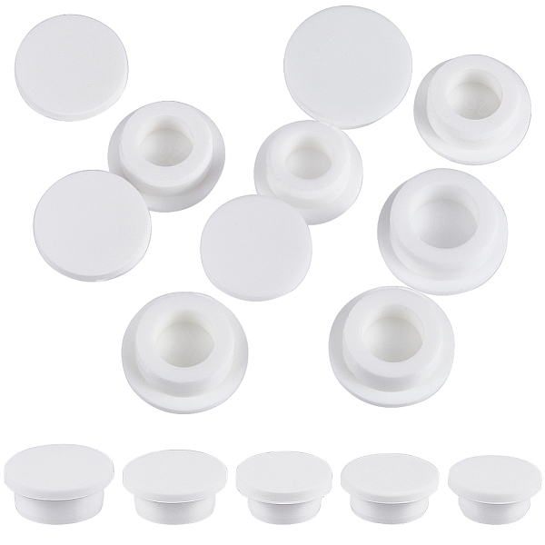PandaHall Gorgecraft 10Pcs 5 Styles Silicone Hole Plug Waterproof Plug, Snap in Hole Plugs, for Furniture Fencing, White, 31.5~37x13.5~15mm...
PandaHall Gorgecraft 10Pcs 5 Styles Silicone Hole Plug Waterproof Plug, Snap in Hole Plugs, for Furniture Fencing, White, 31.5~37x13.5~15mm...