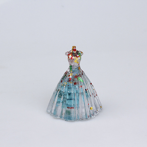 PandaHall Resin Wedding Dress Display Decoration, with Natural Gemstone Chips inside Statues for Home Office Decorations, Dark Turquoise...
PandaHall Resin Wedding Dress Display Decoration, with Natural Gemstone Chips inside Statues for Home Office Decorations, Dark Turquoise...