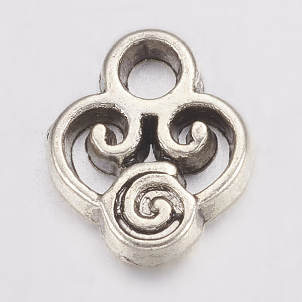 PandaHall Alloy Charms, Heart, Antique Silver, Lead Free, Nickel Free and Cadmium Free, 10x8x2mm, Hole: 1.5mm Alloy Heart
PandaHall Alloy Charms, Heart, Antique Silver, Lead Free, Nickel Free and Cadmium Free, 10x8x2mm, Hole: 1.5mm Alloy Heart