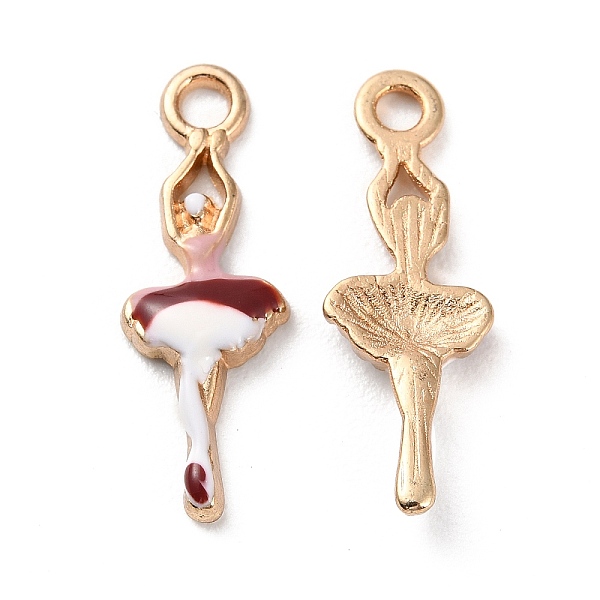 PandaHall Rack Plating Alloy Enamel Pendant, Cadmium Free & Lead Free & Nickel Free, Light Gold, Dancer Charm, Dark Red, 23x8x2.5mm, Hole...
PandaHall Rack Plating Alloy Enamel Pendant, Cadmium Free & Lead Free & Nickel Free, Light Gold, Dancer Charm, Dark Red, 23x8x2.5mm, Hole...