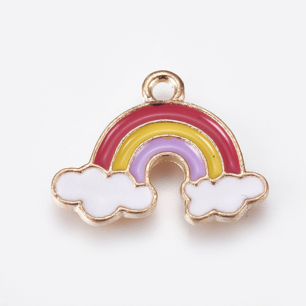PandaHall Alloy Enamel Pendants, Rainbow, Golden, Purple, 14x18.5x1.5mm, Hole: 1.8mm Alloy+Enamel Rainbow Purple
PandaHall Alloy Enamel Pendants, Rainbow, Golden, Purple, 14x18.5x1.5mm, Hole: 1.8mm Alloy+Enamel Rainbow Purple