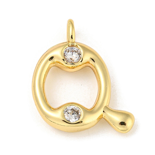 PandaHall Rack Plating Brass Micro Pave Cubic Zirconia Pendants, Cadmium Free & Lead Free, Long-Lasting Plated, Real 18K Gold Plated, Letter..., Clear
PandaHall Rack Plating Brass Micro Pave Cubic Zirconia Pendants, Cadmium Free & Lead Free, Long-Lasting Plated, Real 18K Gold Plated, Letter..., Clear