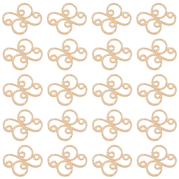PandaHall BENECREAT 40Pcs Brass Connector Charms, Flower Links, Real 18K Gold Plated, 13x11x1mm, Hole: 1mm Brass Flower
PandaHall BENECREAT 40Pcs Brass Connector Charms, Flower Links, Real 18K Gold Plated, 13x11x1mm, Hole: 1mm Brass Flower