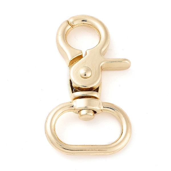 PandaHall Alloy Swivel Clasps, Swivel Snap Hook, Cadmium Free & Lead Free, Light Gold, 46x25.5x7.5mm, Hole: 8x19mm Alloy
PandaHall Alloy Swivel Clasps, Swivel Snap Hook, Cadmium Free & Lead Free, Light Gold, 46x25.5x7.5mm, Hole: 8x19mm Alloy