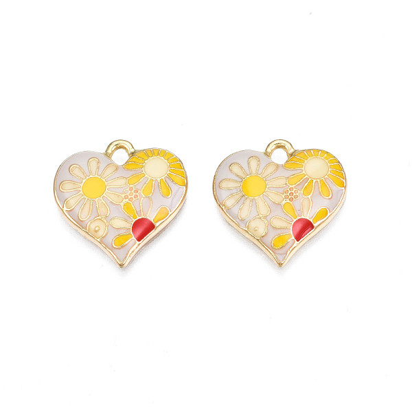 PandaHall Rack Plating Alloy Enamel Pendants, Cadmium Free & Lead Free, Hear with Flower Pattern, Thistle, 19.5x19x3.5mm, Hole: 2mm..., Purple
PandaHall Rack Plating Alloy Enamel Pendants, Cadmium Free & Lead Free, Hear with Flower Pattern, Thistle, 19.5x19x3.5mm, Hole: 2mm..., Purple